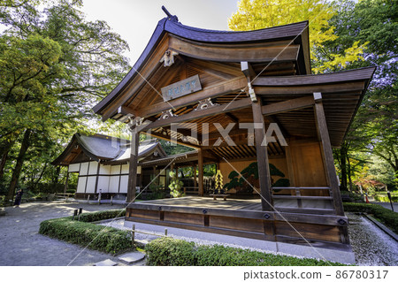 Kofu Takeda Shrine Koyo Bunoden Stage Kofu City, Yamanashi Prefecture 86780317