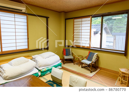 Old-fashioned hot spring inn room, Japanese-style room Old-fashioned hot spring inn room, Japanese-style room 86780770