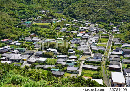 Cityscape of Seshinoura from Maenohira Observatory Cityscape of Seshinoura from Maenohira Observatory 86781409