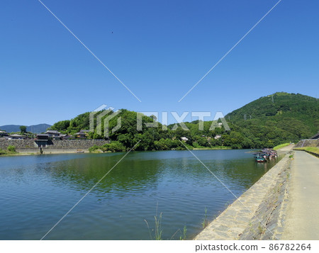 Hijikawa in summer (Ozu City, Ehime Prefecture) Hijikawa in summer (Ozu City, Ehime Prefecture) 86782264