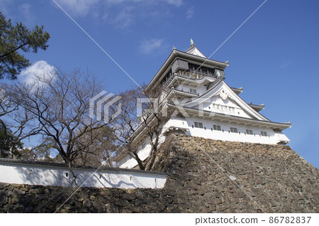Kokura Castle in winter [Fukuoka Prefecture] 86782837