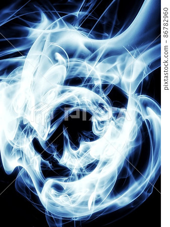 抽象背景與旋轉的煙霧 86782960