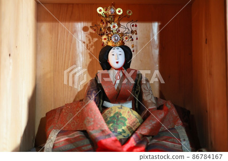 March 3rd Peach Festival Hinamatsuri Old Hina Dolls 86784167