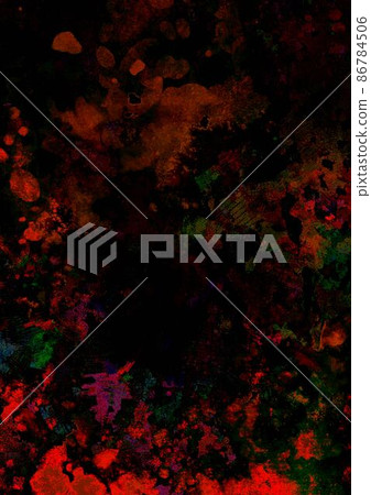Red fantastic blood watercolor texture background Red fantastic blood watercolor texture background 86784506