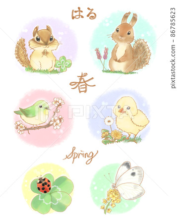 Animals, birds and insects that herald the arrival of spring 86785623
