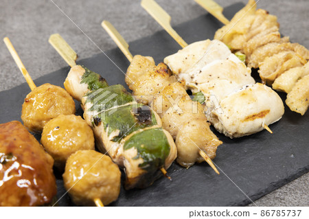 Assorted delicious yakitori Assorted delicious yakitori 86785737