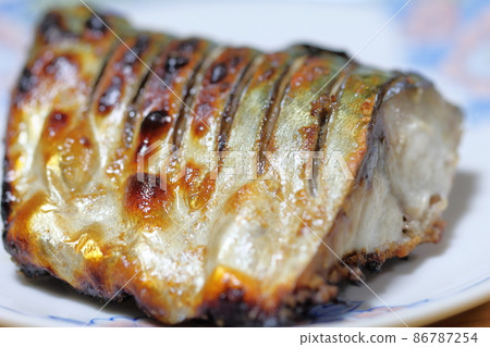 "Saba grilled mackerel" for homey and rustic home cooking 86787254