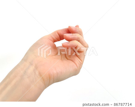 Female hand pose Female hand pose 86787714