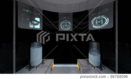 Scenery inside the spacecraft 86788096