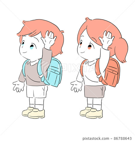 小學生舉手試圖過馬路 86788643