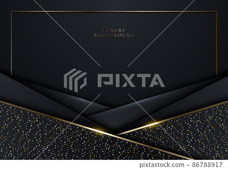 3D modern luxury banner template design black stripes 3D modern luxury banner template design black stripes 86788917