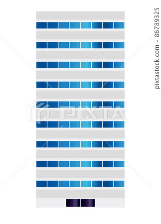 建築高層圖標 建築高層圖標 86789325