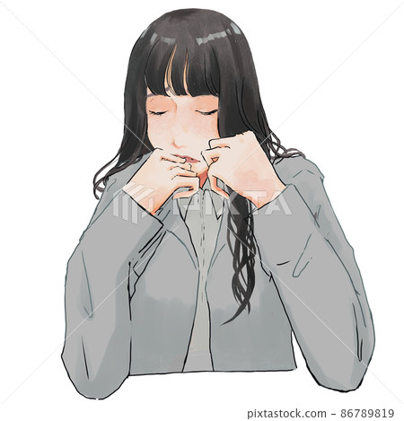 一個眼睛閉著的女人 一個眼睛閉著的女人 86789819
