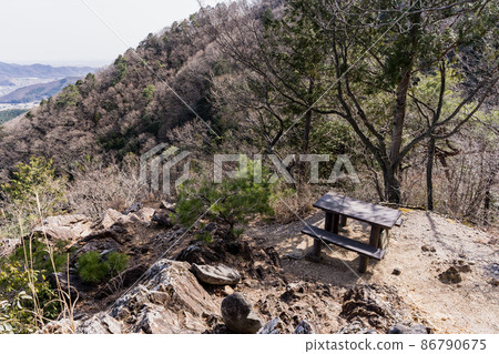 Gyodosan Tochigi 100 Famous Mountains Mountain Trail Rest Area Scenery Ashikaga City, Tochigi Prefecture 86790675