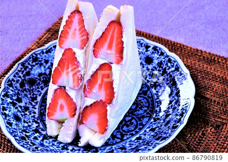 Handmade strawberry sandwich Handmade strawberry sandwich 86790819