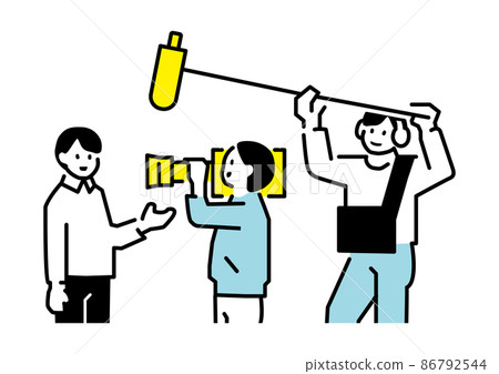 拍攝和記錄的插圖 拍攝和記錄的插圖 86792544