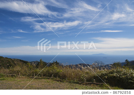 [Kanagawa Prefecture] Turnpike Hakone View from Shirogane Observatory Parking Lot 86792858