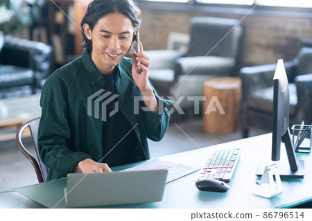 生活遠程辦公遠程工作個人電腦生活方式 86796514