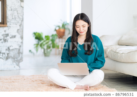 女性生活方式遠程辦公新常態個人電腦 86796531