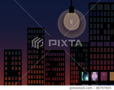 Building light illustration Building light illustration 86797605