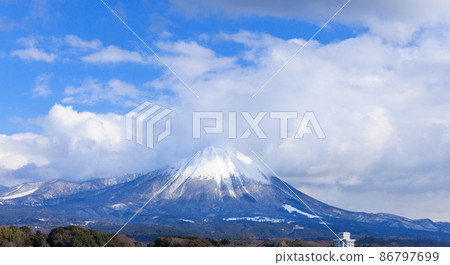 Snowy mountain Snowy mountain 86797699