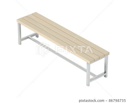 Outdoor wood bench Outdoor wood bench 86798735