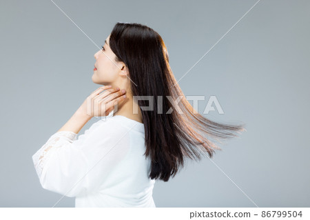 Female hair beauty 86799504