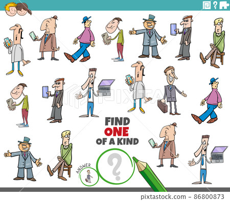 one of a kind game with funny cartoon people characters one of a kind game with funny cartoon people characters 86800873