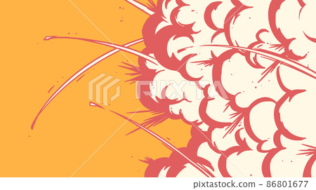 爆炸效果爆炸背景裝飾 86801677