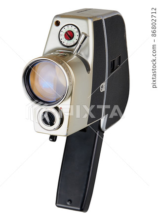Vintage Camera super 8 isolated on white 86802712