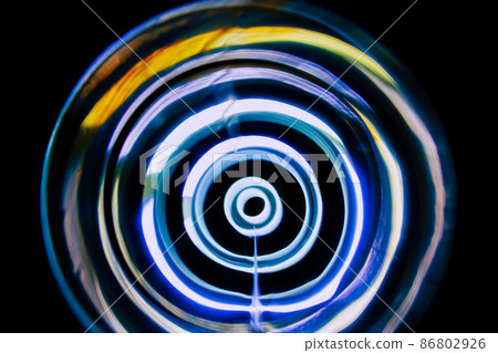 Sound waves in the dark in full color Sound waves in the dark in full color 86802926