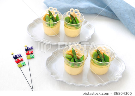 春季蔬菜法郎西式茶碗蒸兒童節 春季蔬菜法郎西式茶碗蒸兒童節 86804300