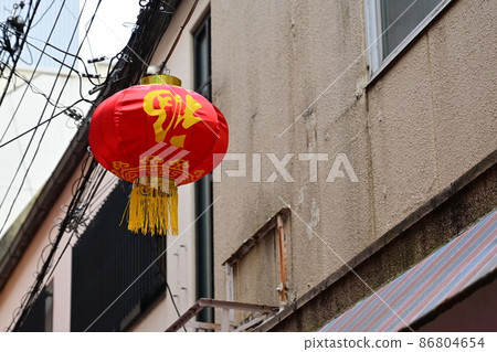 市中心南京町、神戶和燈籠 市中心南京町、神戶和燈籠 86804654
