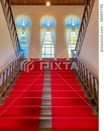 西式建築光雲閣入口處的樓梯風景 86804748