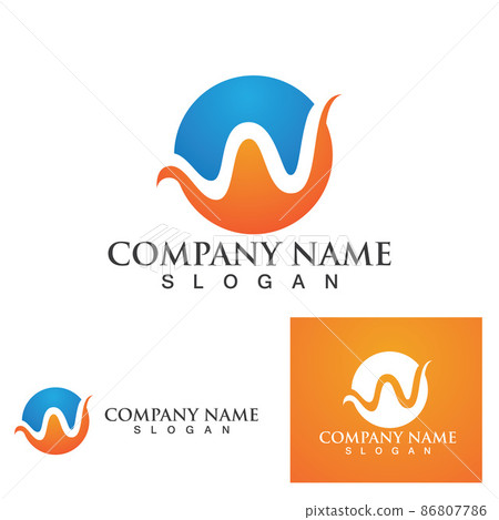 W Letter Logo Template 86807786