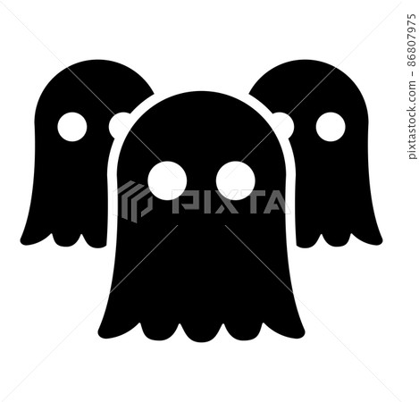 Spirits Ghosts icon black color vector illustration image flat style Spirits Ghosts icon black color vector illustration image flat style 86807975