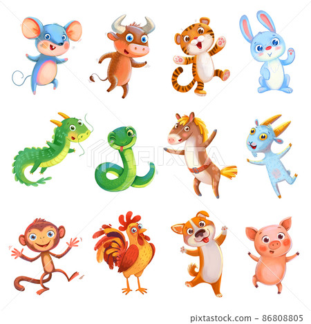 Cute chinese horoscope Cute chinese horoscope 86808805