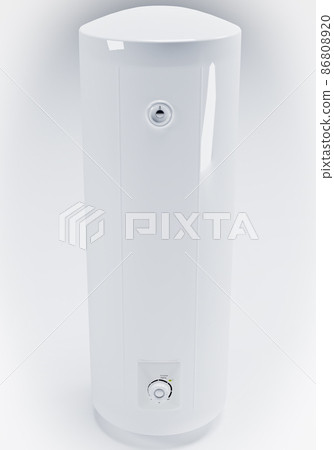 3d model of water heater Isolated on white background 3d model of water heater Isolated on white background 86808920