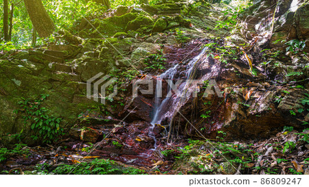 Amazing waterfall in green forest Laong Rung Waterfall Yala Thailand Amazing waterfall in green forest Laong Rung Waterfall Yala Thailand 86809247