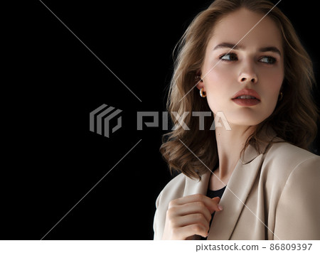 Natural look. Beauty model woman . Model test 86809397