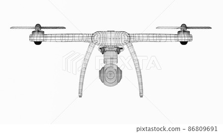 drone 3d model drone 3d model 86809691