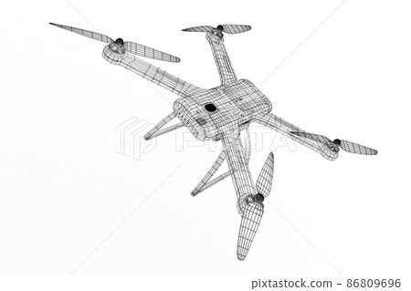 drone 3d model 86809696