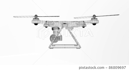 drone 3d model drone 3d model 86809697