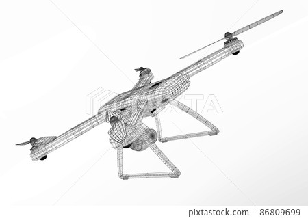 drone 3d model drone 3d model 86809699