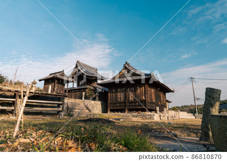 神社和寺廟日本風景 神社和寺廟日本風景 86810870