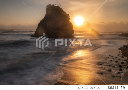 Morning in Suzumejima, Isumi City, Chiba Prefecture Morning in Suzumejima, Isumi City, Chiba Prefecture 86811459