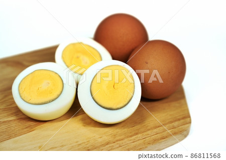 Boiled egg food Boiled egg food 86811568