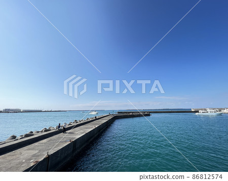 從沖繩那霸三重城看到的風景 從沖繩那霸三重城看到的風景 86812574