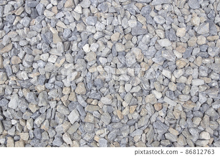 Crushed stone texture background. Crushed stone construction materials. Crushed stone texture background. Crushed stone construction materials. 86812763