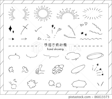 Fashionable hand-painted material collection 86813373